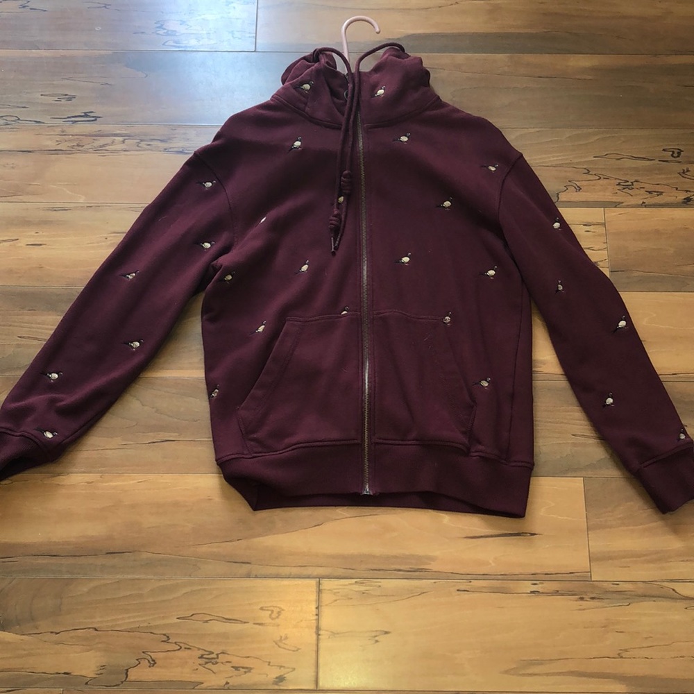 Burgundy sweater